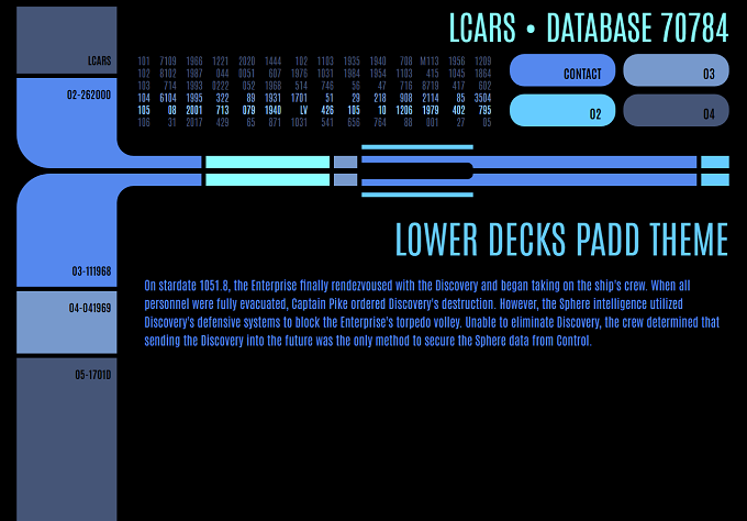 LCARS graphic